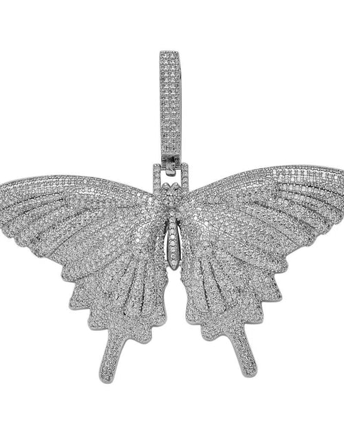 Load image into Gallery viewer, Fully Iced Out Diamond Big Butterfly Pendant by Bling Proud | Urban Jewelry Online Store
