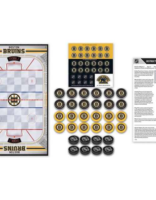 Load image into Gallery viewer, Boston Bruins Checkers Board Game by MasterPieces Puzzle Company INC
