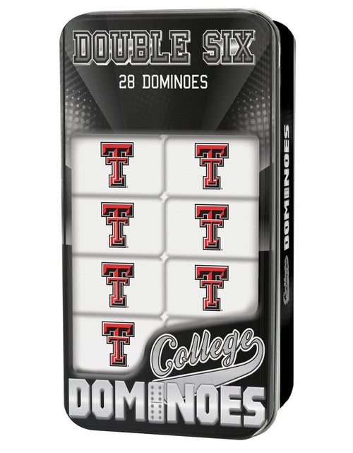 Load image into Gallery viewer, Texas Tech Red Raiders Dominoes by MasterPieces Puzzle Company INC
