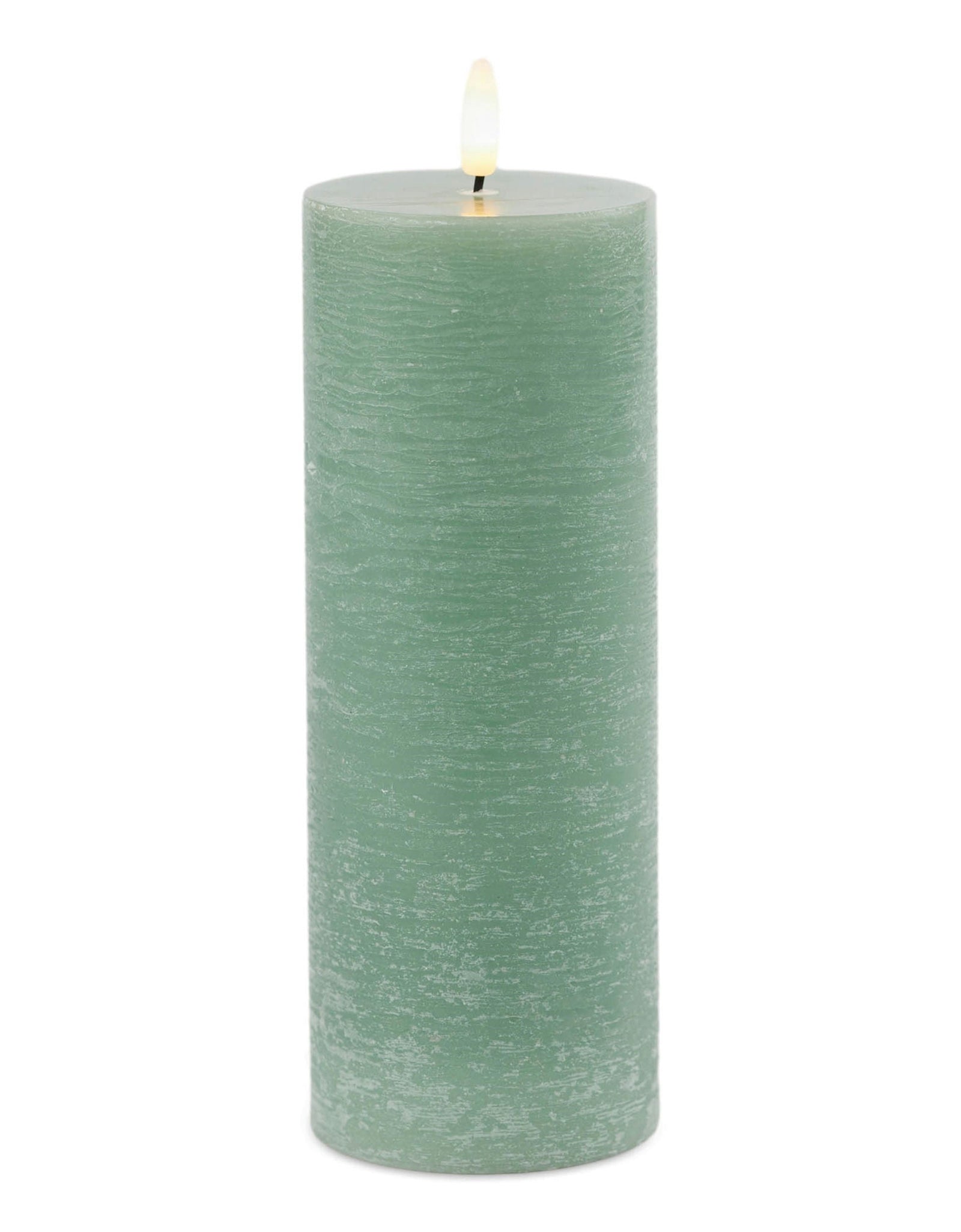 FIA Wick Green Pillar Candle (Set of 2)