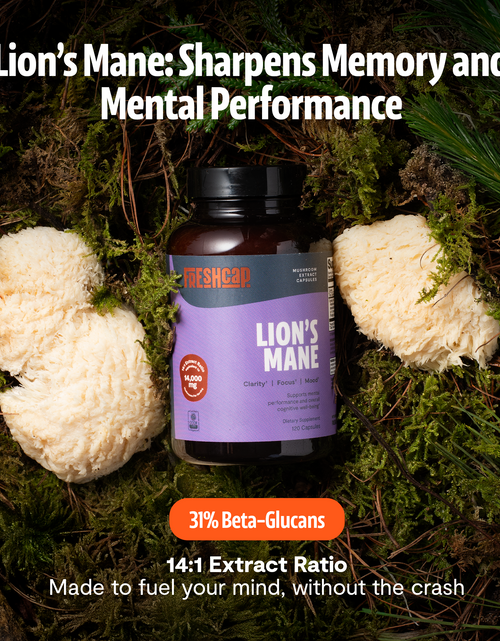 Load image into Gallery viewer, Organic Lion’s Mane Capsules
