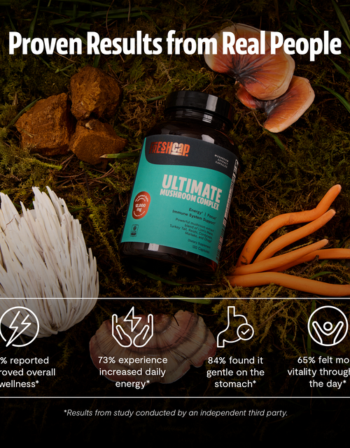 Load image into Gallery viewer, Organic Mushroom Complex Supplement Capsules
