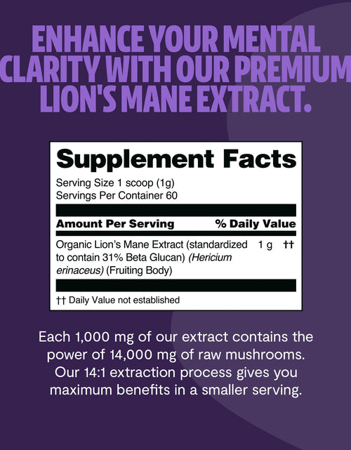 Load image into Gallery viewer, Organic Lion’s Mane Mushroom Powder
