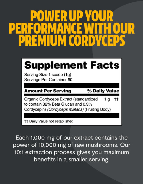 Load image into Gallery viewer, Cordyceps Mushroom Extract Powder
