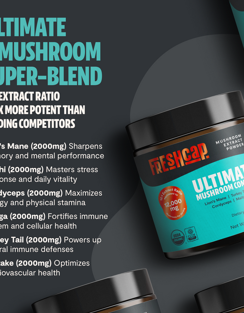 Load image into Gallery viewer, Organic Mushroom Extract Powder Blend
