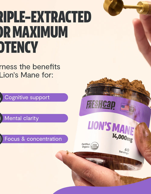 Load image into Gallery viewer, Organic Lion’s Mane Mushroom Powder
