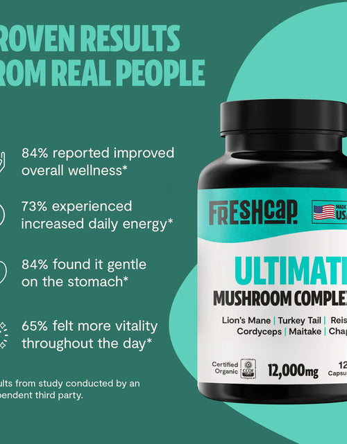 Load image into Gallery viewer, Organic Mushroom Complex Supplement Capsules
