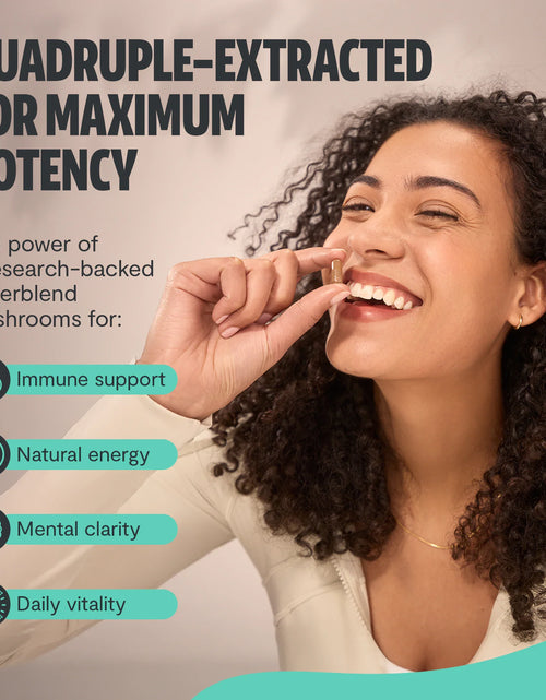 Load image into Gallery viewer, Organic Mushroom Complex Supplement Capsules
