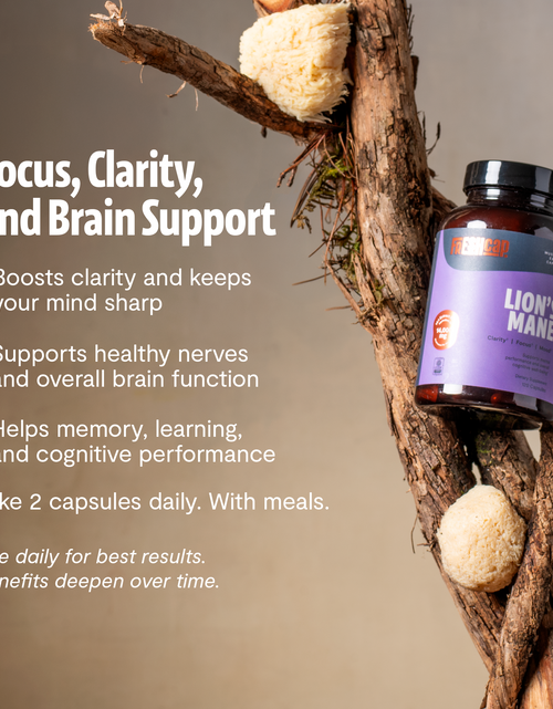 Load image into Gallery viewer, Organic Lion’s Mane Capsules
