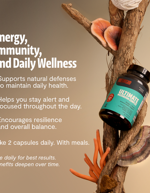 Load image into Gallery viewer, Organic Mushroom Complex Supplement Capsules
