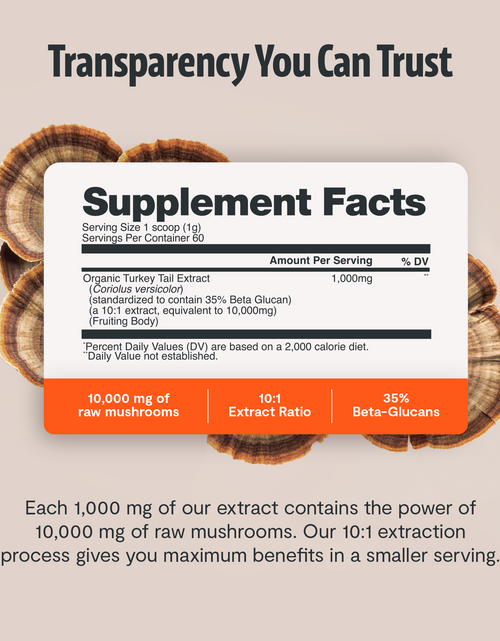 Load image into Gallery viewer, Organic Turkey Tail Mushroom Powder

