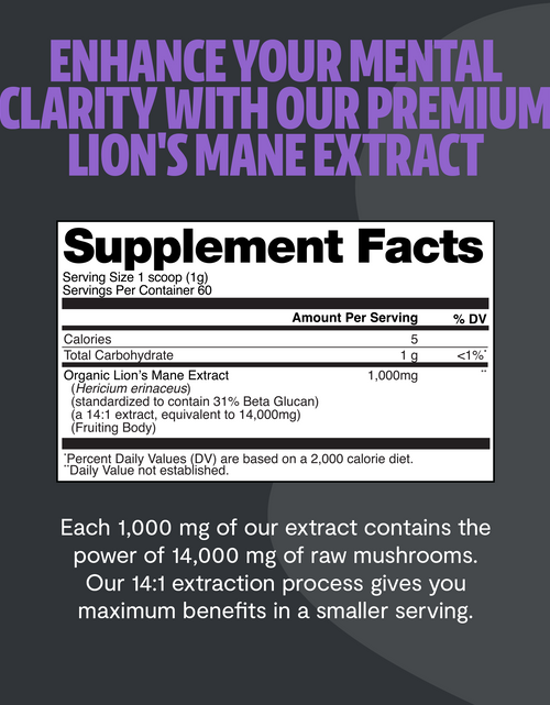 Load image into Gallery viewer, Organic Lion’s Mane Mushroom Powder
