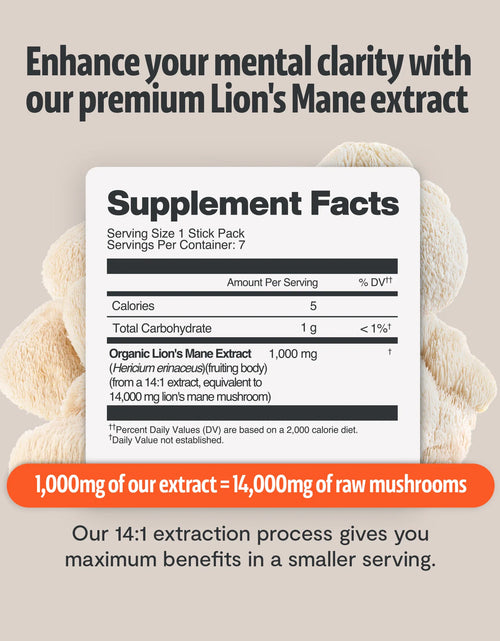 Load image into Gallery viewer, Organic Lion’s Mane Mushroom Powder

