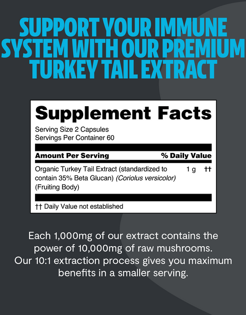 Load image into Gallery viewer, Organic Turkey Tail Mushroom Capsules
