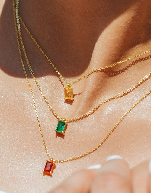 Load image into Gallery viewer, Birthstone Necklace - November by Little Sky Stone
