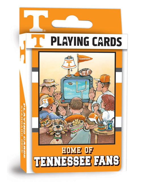 Load image into Gallery viewer, Tennessee Volunteers Fan Deck Playing Cards - 54 Card Deck by MasterPieces Puzzle Company INC
