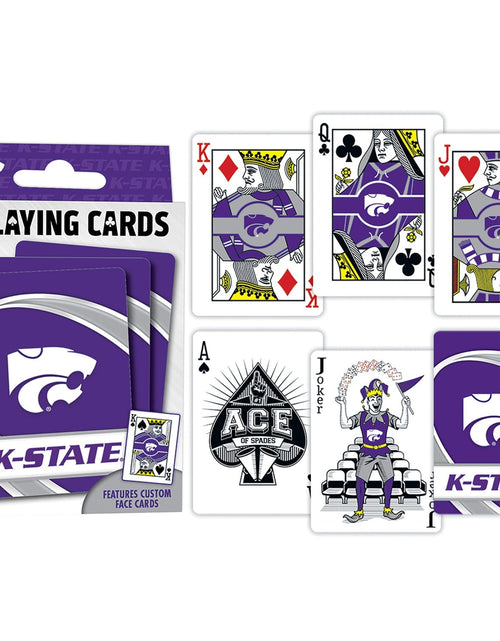 Load image into Gallery viewer, Kansas State Wildcats Playing Cards - 54 Card Deck by MasterPieces Puzzle Company INC
