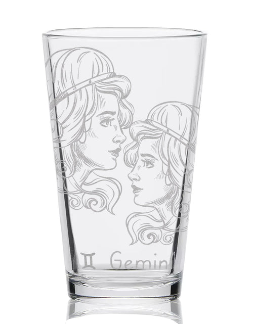 Load image into Gallery viewer, ZODIAC Pint Glasses by LumEngrave
