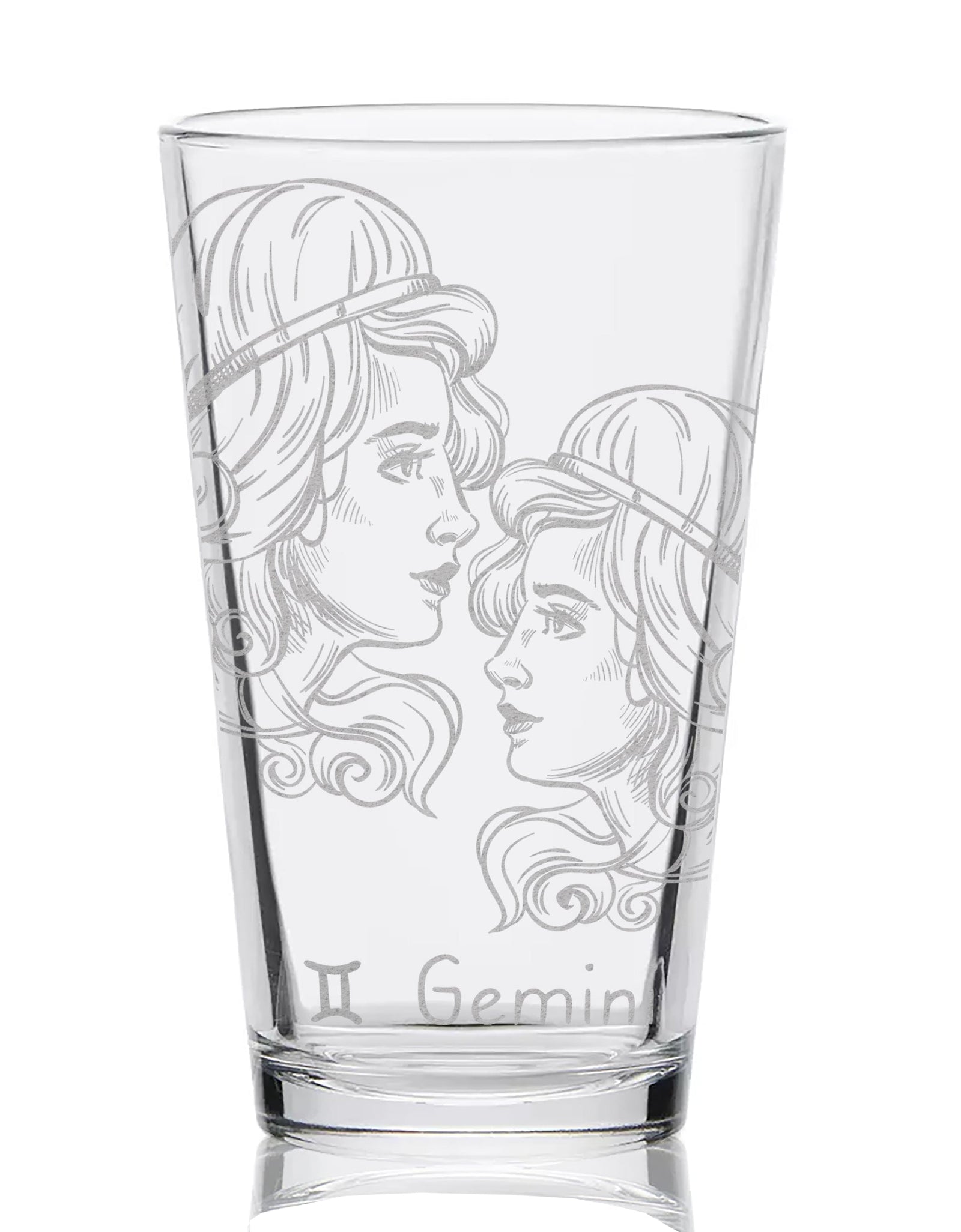 ZODIAC Pint Glasses by LumEngrave