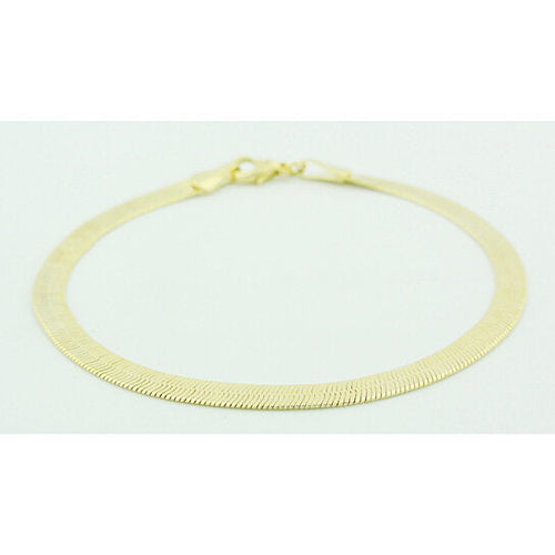 Load image into Gallery viewer, RMZ GOLD NYC 14k Gold Herringbone 7.5 Inch Bracelet
