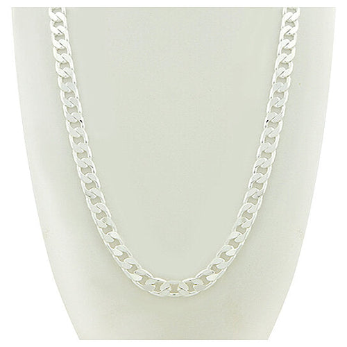 Load image into Gallery viewer, RMZ GOLD NYC 14K White Gold Filled Cuban Link Chain 24" Necklace
