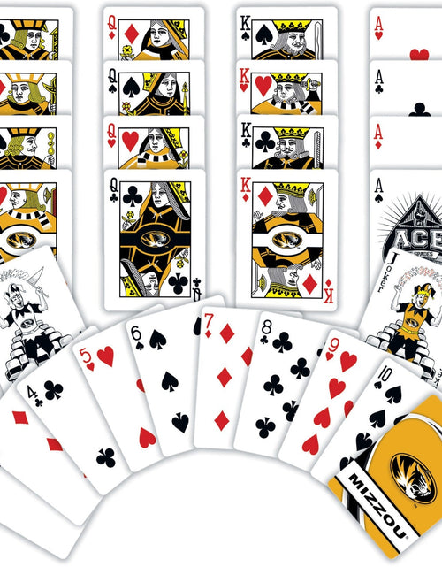Load image into Gallery viewer, Missouri Tigers Playing Cards - 54 Card Deck by MasterPieces Puzzle Company INC
