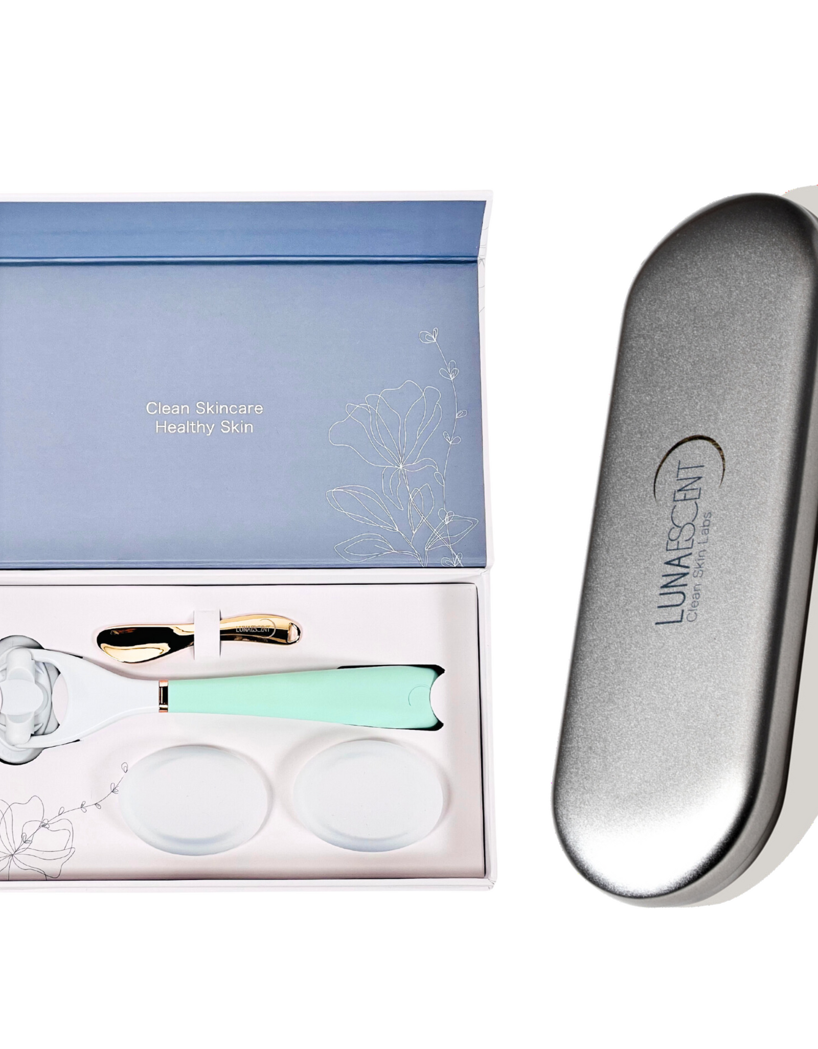 LUNAESCENT Deluxe Gift Set + Carry Case with Mirror by LUNAESCENT