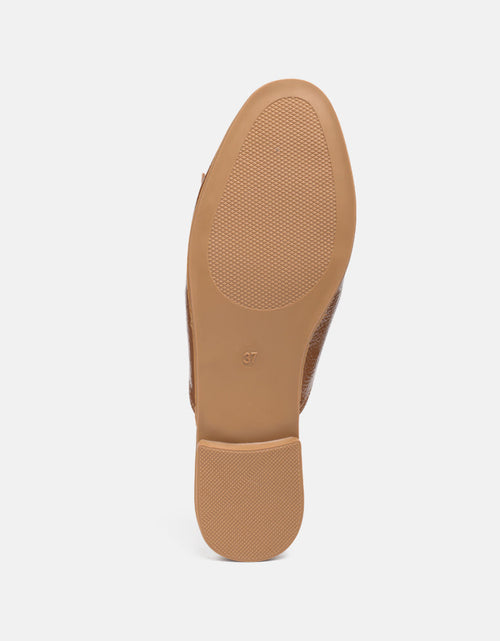Load image into Gallery viewer, gladioli metal buckled fringe detail mules by London Rag
