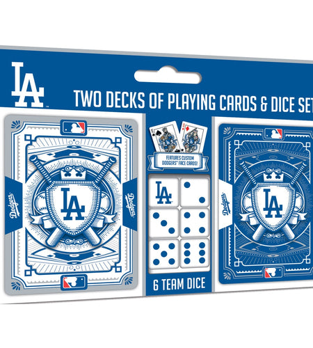 Los Angeles Dodgers - 2-Pack Playing Cards & Dice Set by MasterPieces Puzzle Company INC