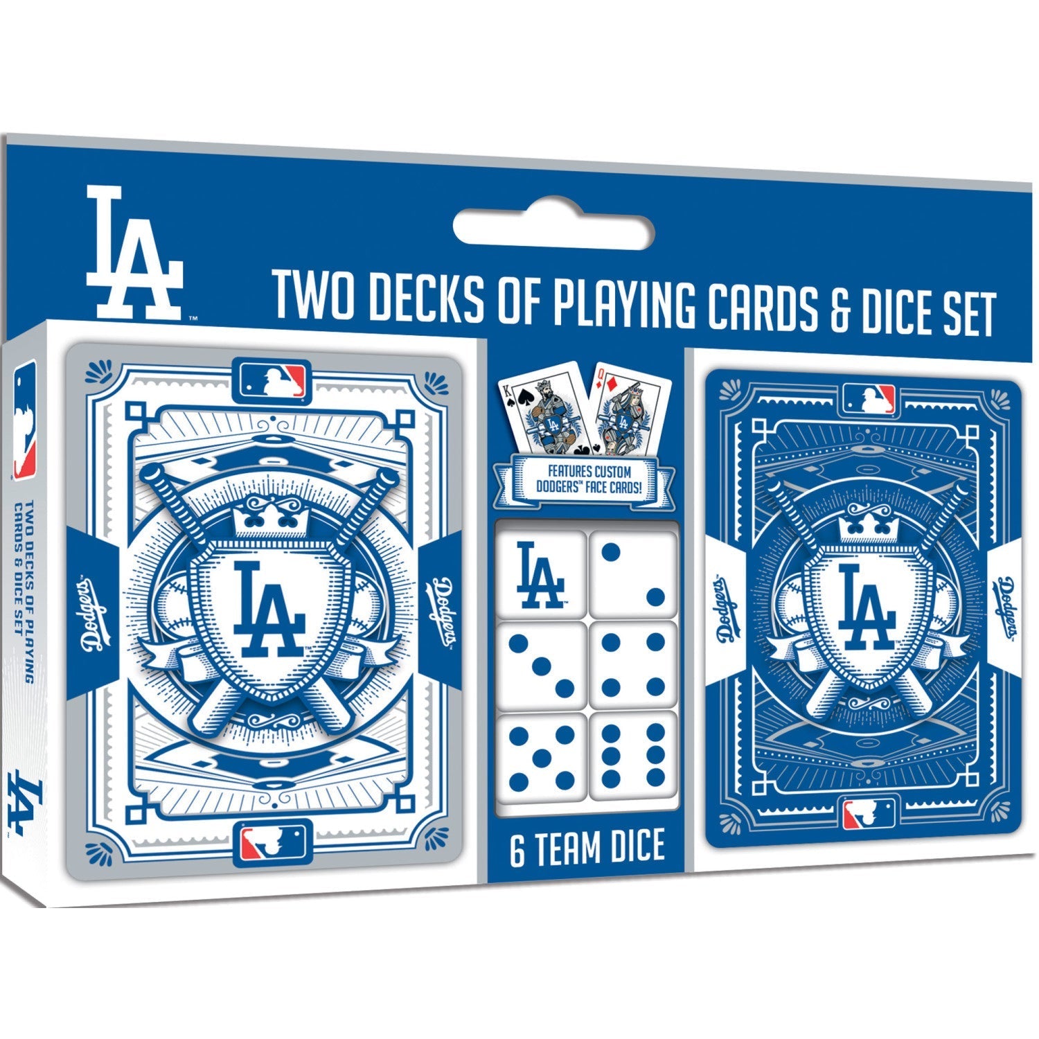Los Angeles Dodgers - 2-Pack Playing Cards & Dice Set by MasterPieces Puzzle Company INC
