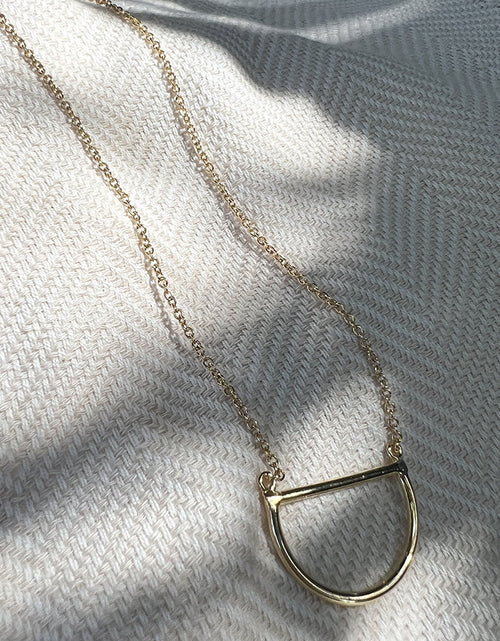 Load image into Gallery viewer, Half Moon Necklace by SLATE + SALT
