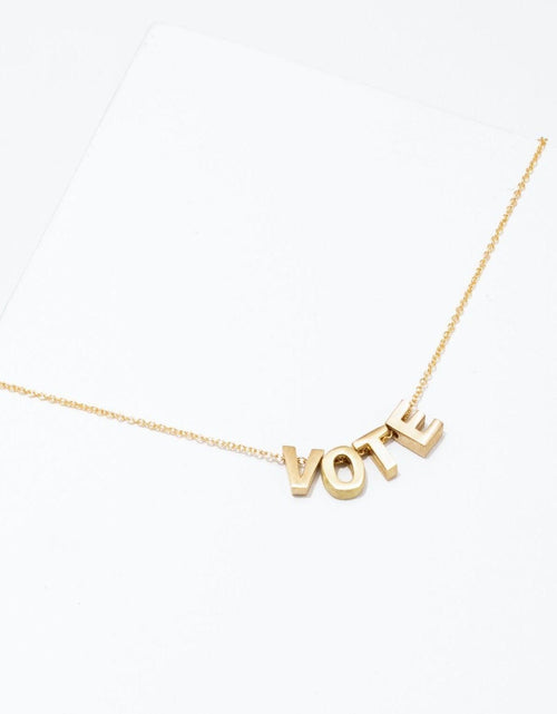 Load image into Gallery viewer, Vote Necklace by The National Memo
