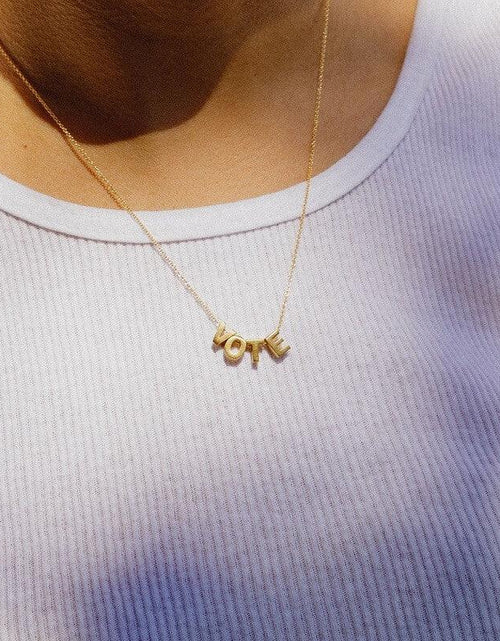 Load image into Gallery viewer, Vote Necklace by The National Memo
