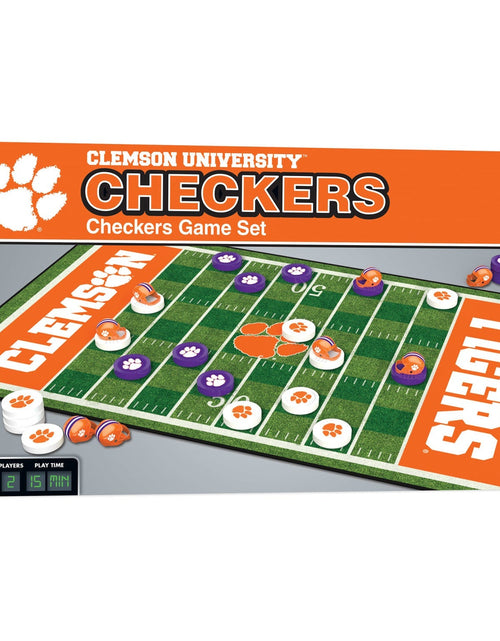 Load image into Gallery viewer, Clemson Tigers Checkers Board Game by MasterPieces Puzzle Company INC
