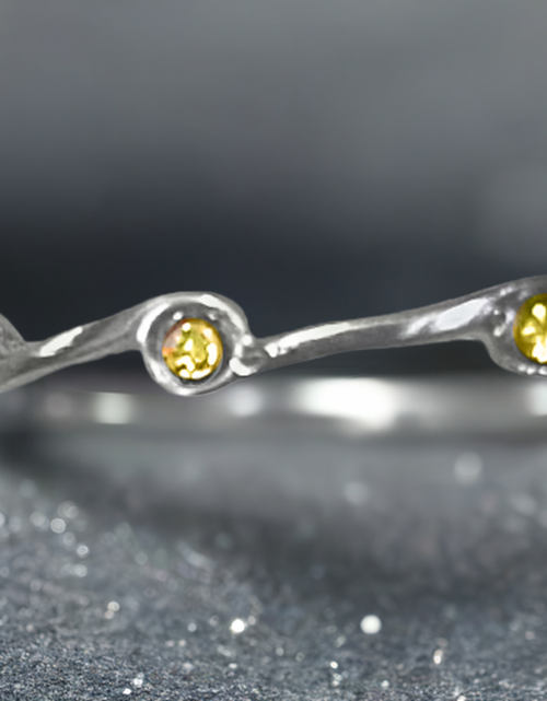 Load image into Gallery viewer, Topaz Birthstone Stacker Ring by The Urban Charm
