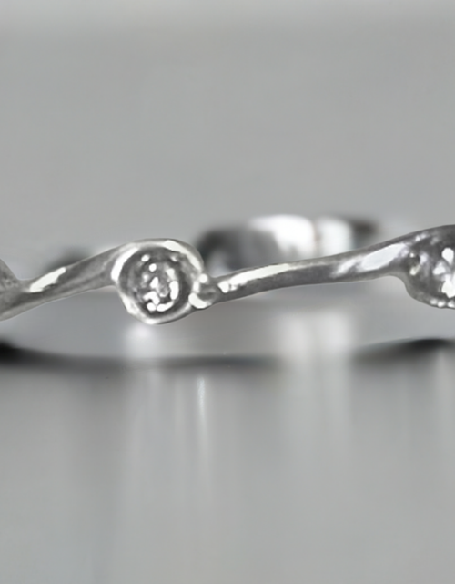 Load image into Gallery viewer, Diamond Crystal Birthstone Stacker Ring by The Urban Charm
