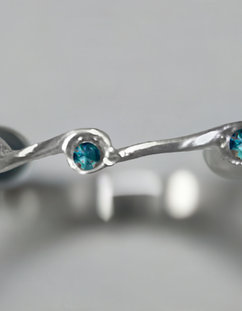 Load image into Gallery viewer, Zircon Birthstone Stacker Ring by The Urban Charm

