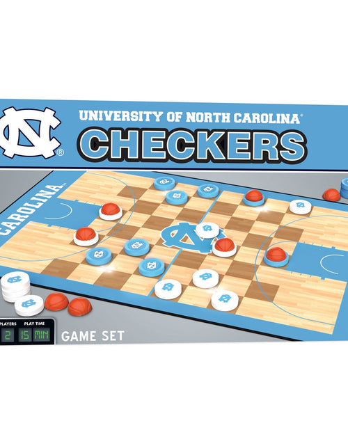Load image into Gallery viewer, UNC Tar Heels Checkers Board Game by MasterPieces Puzzle Company INC
