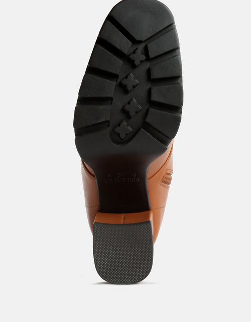 Load image into Gallery viewer, grahams faux leather lace up boots by London Rag
