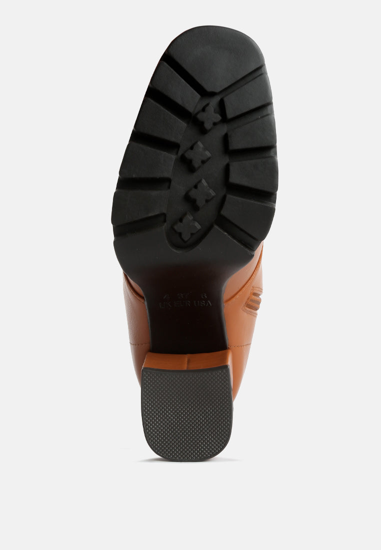 grahams faux leather lace up boots by London Rag