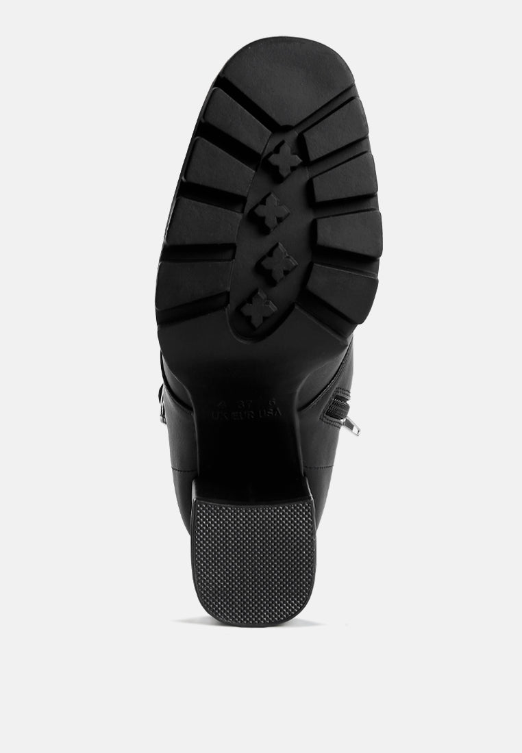 grahams faux leather lace up boots by London Rag