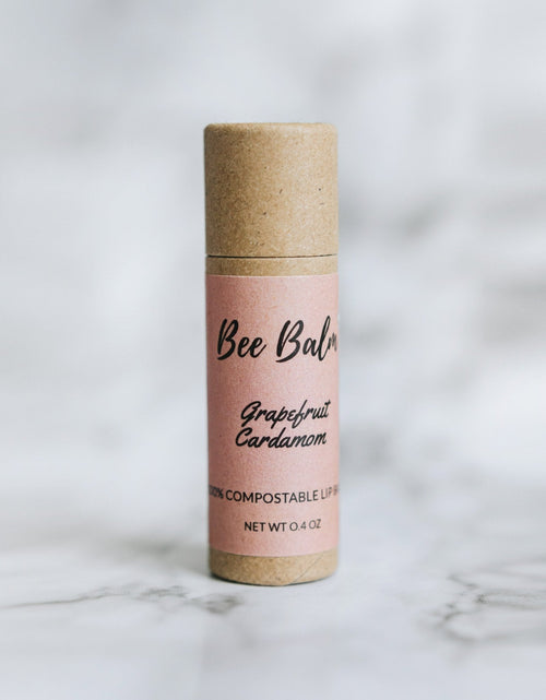 Load image into Gallery viewer, Bee Balm Grapefruit Cardamom Lip Balm Sticks - 6 Sticks by Farm2Me
