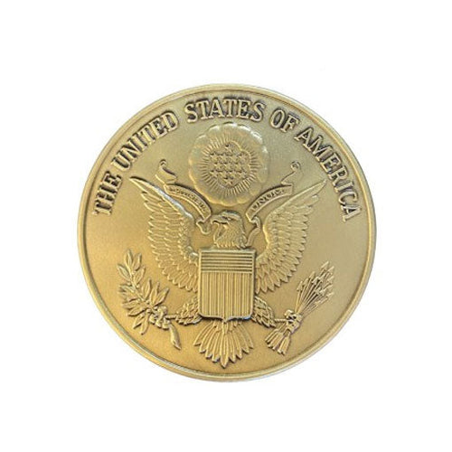 Load image into Gallery viewer, The Great Seal of the USA Brass Medallion by The Military Gift Store
