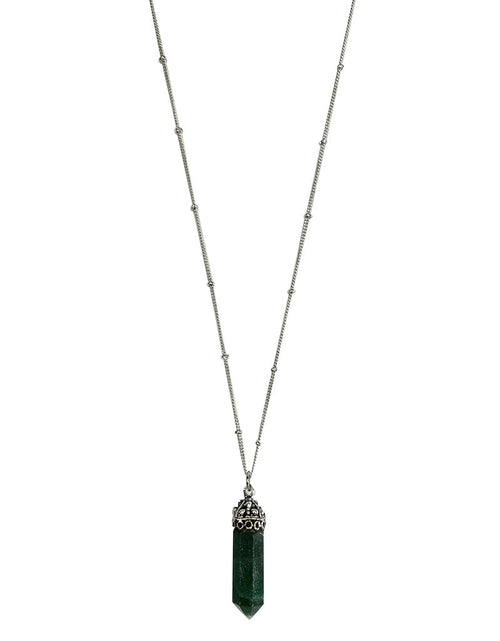 Load image into Gallery viewer, Aventurine Crystal Necklace by SLATE + SALT
