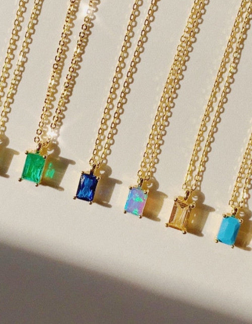 Load image into Gallery viewer, Birthstone Necklace - May by Little Sky Stone
