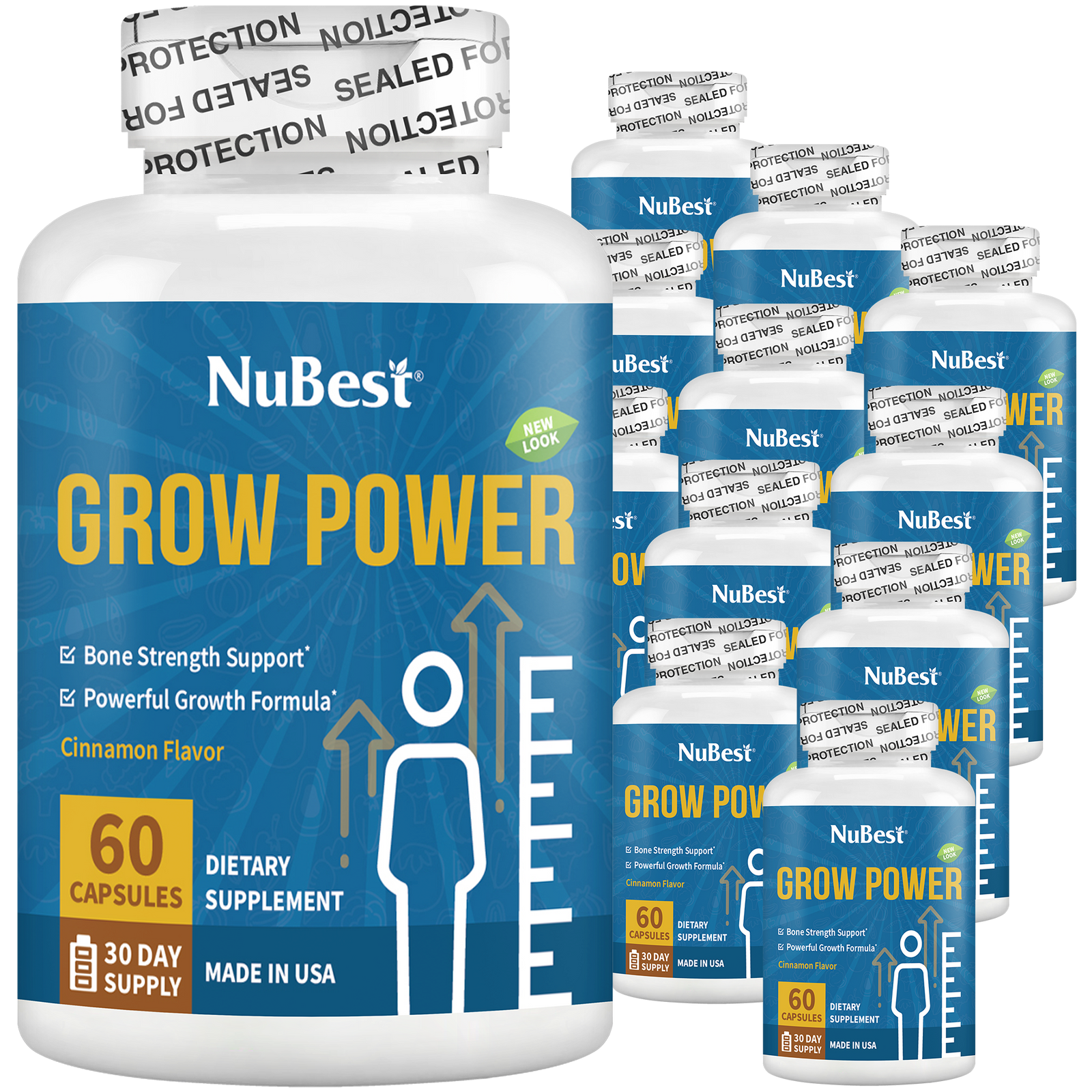 Grow Power, For Children & Teens, 60 Capsules by NuBest Nutrition®