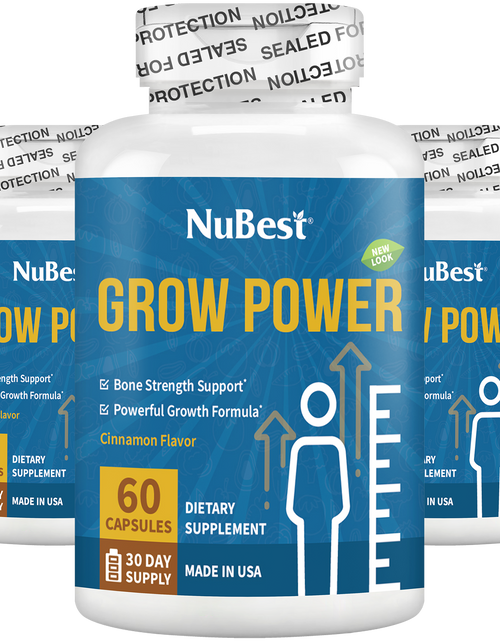 Load image into Gallery viewer, Grow Power, For Children &amp; Teens, 60 Capsules by NuBest Nutrition®
