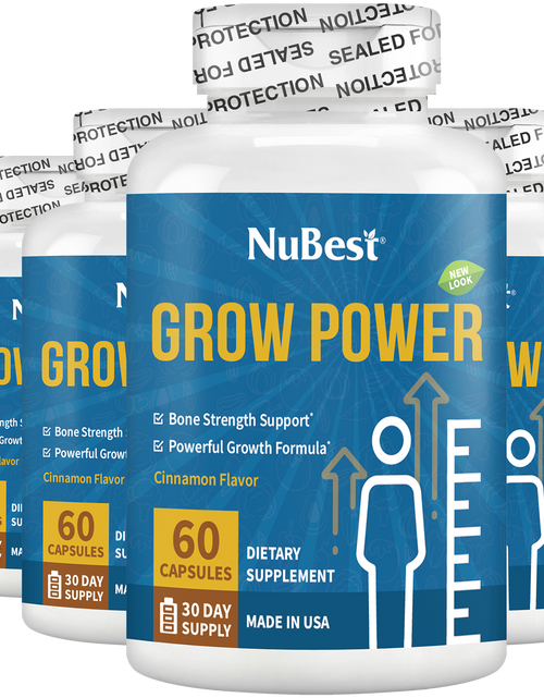 Load image into Gallery viewer, Grow Power, For Children &amp; Teens, 60 Capsules by NuBest Nutrition®
