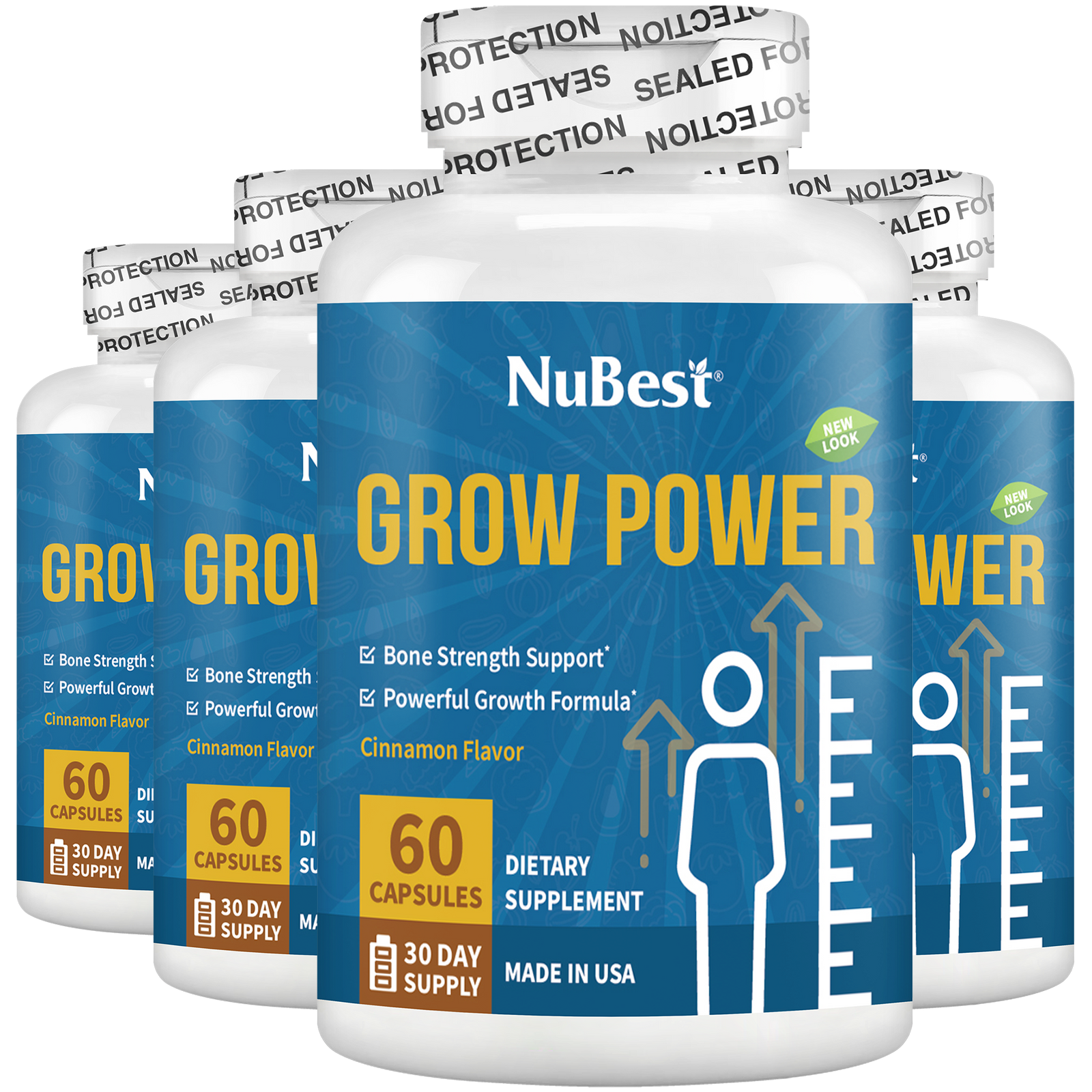 Grow Power, For Children & Teens, 60 Capsules by NuBest Nutrition®
