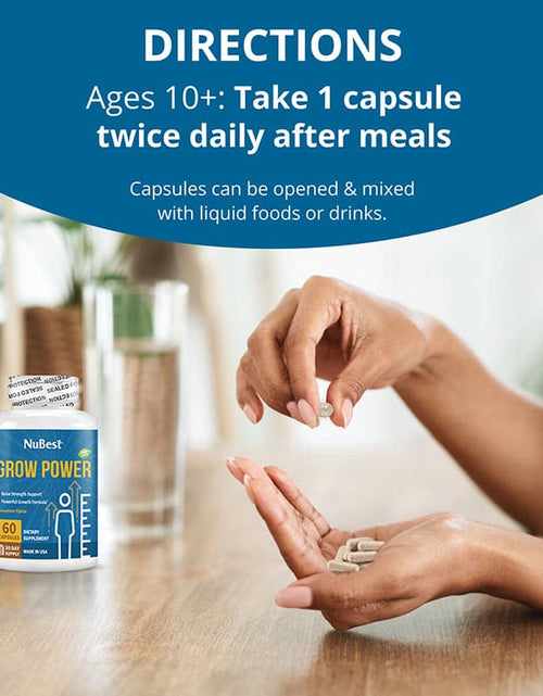 Load image into Gallery viewer, Grow Power, For Children &amp; Teens, 60 Capsules by NuBest Nutrition®

